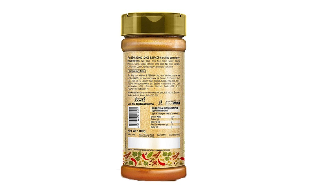 Eastern Spice Blend Chicken Tikka   Plastic Bottle  100 grams